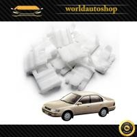 ราคา กิ๊บยางรีดน้ำประตู พลาสติก สีขาว 10 ชิ้น Toyota Corolla AE100 92 92 95 96 Corona ปี (9713859062)