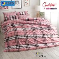 ราคา TOTO ชุดผ้าปูที่นอน + . รวม . + ผ้านวมหนา 90"x97" ครบชุด ชุดเครื่องนอนโตโต้ รหัส TT278 ชมพู (19291832854)