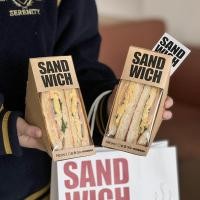 ราคา กล่องบรรจุภัณฑ์แซนวิช กล่องบรรจุภัณฑ์แซนวิช กล่องแซนวิชแบบใช้แล้วทิ้ง กล่องบรรจุภัณฑ์สามเหลี่ยม กระดาษบรรจุภัณฑ์พิเศษ ซื้อกลับบ้าน เชิงพาณิช (51954898710)