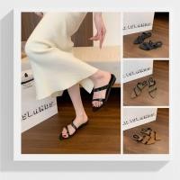 ราคา รองเท้าแตะรัดส้นสไตล์ฝรั่งเศสสำหรับผู้หญิง ดีไซน์รูปนางฟ้าสุดประณีต (43723520979)