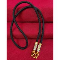 ราคา สร้อยเชือกร่มลายอินฟินิตี้ฝังเพชร หุ้มทองแท้99.99% หน้าทองคำขาว ห้อยพระ1องค์ (44204383138)