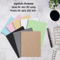 ราคา ✨ สมุดมีเส้นขนาด A4 สันขดลวด ✨ (75276322)