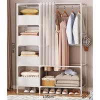 ราคา Yifeng ราวแขวน ตู้เสื้อผ้า ราวแขวนเสื้อผ้า พร้อมชั้นวางของ วางเสื้อผ้า รุ่น c 082 (21561949950)