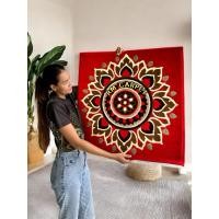 ราคา พรมเปอร์เซีย“คอนคอด”สีแดง ขนาด 80x80 cm (40456753102)