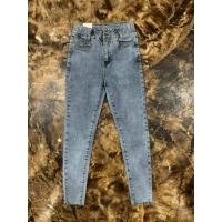 ราคา Mo Jeans กางเกงยีนส์ผ้ายืด เอวสูง สีฟอกสวยๆ #004 (6934563679)