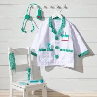 ราคา Melissa & Doug Doctor Costume Role Play Costume For Kids เสื้อคุณหมอแผนกทั่วไป ชุดแฟนซีคุณหมอ (27404807757)