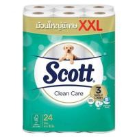 ราคา สก็อตต์ กระดาษชำระ คลีนแคร์ ขนาดใหญ่พิเศษ XXL 24 ม้วน (8818463885)