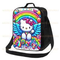 ราคา Hello Kitty Insulated Lunch Bags Cooler กล่องอาหารกลางวันความร้อนReusable Bento Toteกระเป๋าสะพายปิคนิคผู้ถืออาหาร (27401071321)