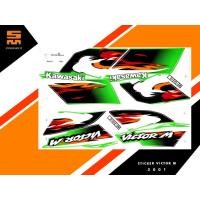 ราคา สติ๊กเกอร์ kawasaki victor m ปี 2001 สีเขียว (2389091615)