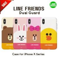 ราคา [ลดล้างสต็อค] Line Friends Dual Guard Case เคส สำหรับ iPhone X Series ( X/XS , XS MAX ) ของแท้100% (24173344420)