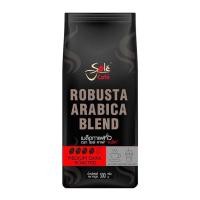 ราคา โซเล่คาเฟ่ แบล็ค เมล็ดกาแฟคั่ว อาราบิก้าผสมโรบัสต้า ขนาด 500 กรัม (23154655234)