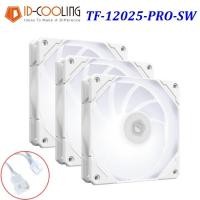 ราคา พัดลมเคส ID-Cooling TF-12025-PRO-SW TRIO (Pack *3) 120mm. 4pin PWM 1500RPM (28066191999)