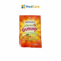 ราคา [1 ซอง/ 5 ซอง] ไบโอฟาร์ม วิตามินซี กัมมี่ เยลลี่ กลิ่นส้ม (ซอง) 24 G (25459128644)