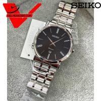ราคา SEIKO Premier บางมาก กระจกกันรอย Sapphire crystal นาฬิกาข้อมือผู้ชาย สายแสตนเลส รุ่น SKP393P1 (12712642216)