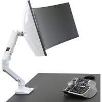 ราคา New! Ergotron HX Heavy Duty Ultrawide Monitor Arm Desk Mount with HD Pivot for Immersive 1000R Curved Screens (6892454525)