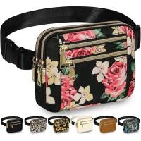 ราคา Capolo Fanny Pack สำหรับผู้หญิง กระเป๋าเอวปรับสายรัด 4 ซิบกันน้ำ สำหรับออกกำลังกาย วิ่ง และเดินทาง (สีโรส) (41628025738)