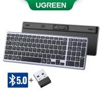 ราคา Ugreen คีย์บอร์ดไร้สาย บลูทูธ 5.0 & 2.4G 99 คีย์ แบบชาร์จไฟได้ สําหรับ PC แล็ปท็อป แท็บเล็ต โทรศัพท์มือถือ (22744332047)