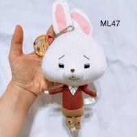 ราคา พวงกุญแจ ตุ๊กตา กระต่าย ชาวไร่ ชาวสวน Kami Usagi Rope 紙兎ロペ rabbit (28814983797)