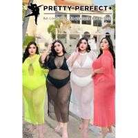 ราคา Sexy Mesh Maxi Dress เดรสตาข่ายสุดเซ็กซี่ อก 44-60+ (27379960743)