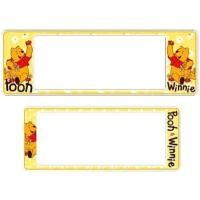 ราคา กรอบทะเบียนรถ กรอบป้ายทะเบียนรถยนต์ #หมีPooh #หมีพูห์ ลายการ์ตูน กันน้ำ100% (24683265580)