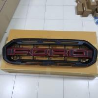 ราคา กระจังหน้า ford ranger สีดำด้านโลโก้สีดำขอบแดง ใส่ปี 2018 - 2021 (18875153135)