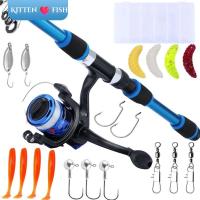 ราคา Fishing Set ชุดรอกและคันเบ็ด คันเบ็ดตกปลา และอุปกรณ์ตกปลา เบ็ดตกปลา สําหรับครบชุด ลากสูงสุด 10 กก. (27861060908)