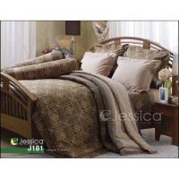 ราคา ชุดเครื่องนอนเจสสิก้า Jessica ลายคลาสสิค รหัส. J181 6ฟุต ทั้งชุด พร้อมผ้านวม สีน้ำตาล (114502245)