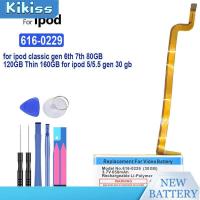 ราคา 616-0229 650mAh Battery Glassic Gen 5th 6th 7th 80GB 120GB Thin 160GB for ipod 5/5.5 gen 30 (27076596419)