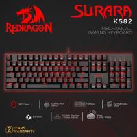 ราคา REDRAGON Reddragon Mechanical Gaming Keyboard SURARA - K582 (41428137715)