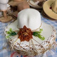 ราคา หมวกสานปีกกว้าง หมวกชายหาดใส่เที่ยวทะเล ☀️พร้อมส่ง☀️ (20391482170)
