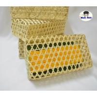 ราคา ชะลอมตลับสี่เหลี่ยมผืนผ้า ตลับกล่องไม้ไผ่ ชะลอมตลับไม้ไผ่ กล่องไม้ไผ่สาน ของชำร่วย มีฝาเปิด-ปิดได้ 1 ชุดมี 2 ชิ้น (22042227889)