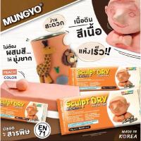 ราคา MUNGYO ดินปั้น AIR DRY CLAY สีขาว สีพีช ขนาด250-500g. (41077056190)