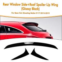 ราคา Rear Window Side Wing Roof Spoiler Lip For Mercedes Benz CLA Shooting Brake X117 2013-2019 (53552459664)