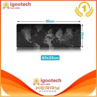 ราคา igootech mousepads Big Size. 80 x 30 cm. แผ่นรองเม้าส์ ขนาดใหญ่ ใช้งานดี ลายแผนที่โลก (20903487121)