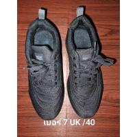 ราคา รองเท้าผ้าใบมือสองสีดำ (24492609105)