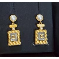 ราคา Used like New‼️ Chanel Earrings ต่างหู ของแท้% (14030927027)