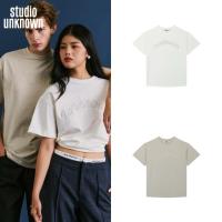 ราคา STUDIO UNKNOWN - The Unknown T-shirt เสื้อยืดคอกลม UNISEX ตกแต่งลายปัก Unknown (41118645893)