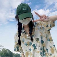 ราคา ร้านอันนา ❤️W223❤️ เชิ้ตคอปกฮาวาย แขนสั้น ทรงเกาหลี เสื้อเชิ้ตชีฟองฤดูร้อน คอวี เสื้อลายดอก (23868337829)