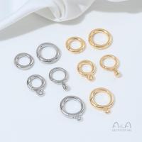ราคา 14K Gold Multi-Purpose Round Spring Buckle Bracelet Connection Buckle Handmade diy Beaded Finishing Lobster Buckle Jewelry Accessories (44955317614)