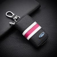 ราคา ขายร้อนRainbow หนังกุญแจรถสําหรับ Ford Focus Everest Mustang Kuga EcoSport Escort Escape Explorer อุปกรณ์เสริมแฟชั่นปกกระเป๋าพวงกุญแจ (42917235657)