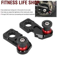 ราคา Fitness Life Shop-Th 2PCS โซ่มอเตอร์ไซค์ตัวปรับบล็อกพอดีสำหรับ Honda CBR650R/CB650R/CBR650F/CB650F (43717678879)