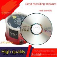 ราคา ฟรีค่าส่งไปรษณีย์โซนี่/sony CD-Rเผาแผ่น 700MB 52X CD VCDว่างเปล่าบันทึกแผ่นดิสก์ 50ชิ้น aRXJ (13407982755)