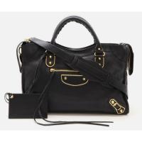 ราคา พร้อมส่ง!! Used สภาพดี !! กระเป๋า Balenciaga รุ่น Classic city edge สีดำ ของแท้ (24588811132)