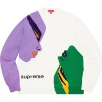 ราคา ใหม่พร้อมส่ง ของแท้ Supreme Faces Knit Sweater (24653341895)