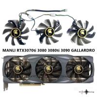 ราคา พัดลมการ์ดจอ MANLI RTX3070ti 3080 3080ti 3090 GALLARDRO graphics card cooling fan (25084465147)