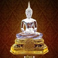 ราคา พระแก้วใสวัดท่าซุง พระพุทธรูปปางสมาธิศิลปะสุโขทัย (หน้าตัก9นิ้ว สูง35ซม)หล่อตันทั้งองค์ปิดทองคำแท้ ของแท้จากวัด หนัก5กก. (9686899945)