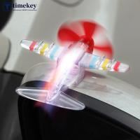 ราคา TME Motorcycle Wind Powered Spinning Three-Color LED Light Up Dashboard Vehicle Accessory (42267141099)