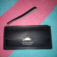 ราคา กระเป๋าสตางค์ใบยาว สีดำ (1238040387)
