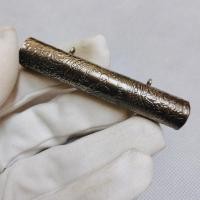 ราคา ตะกรุดหลวงพ่อเดิม วัดหนองโพ เนื้อเงินหุ้มลาย นำโชคลาภเงินทอง ขนาดสูง3.5นิ้ว (24502857622)