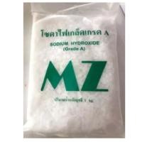 ราคา MZ โซดาไฟเกล็ด เกรด A อย่างดี 1 กก. ละลายช้ากว่า ดีกว่า!! โซดาไฟ แก้ชักโครกเต็ม ท่อตัน ได้ทันที จบปัญหาแน่นอน (4767797383)